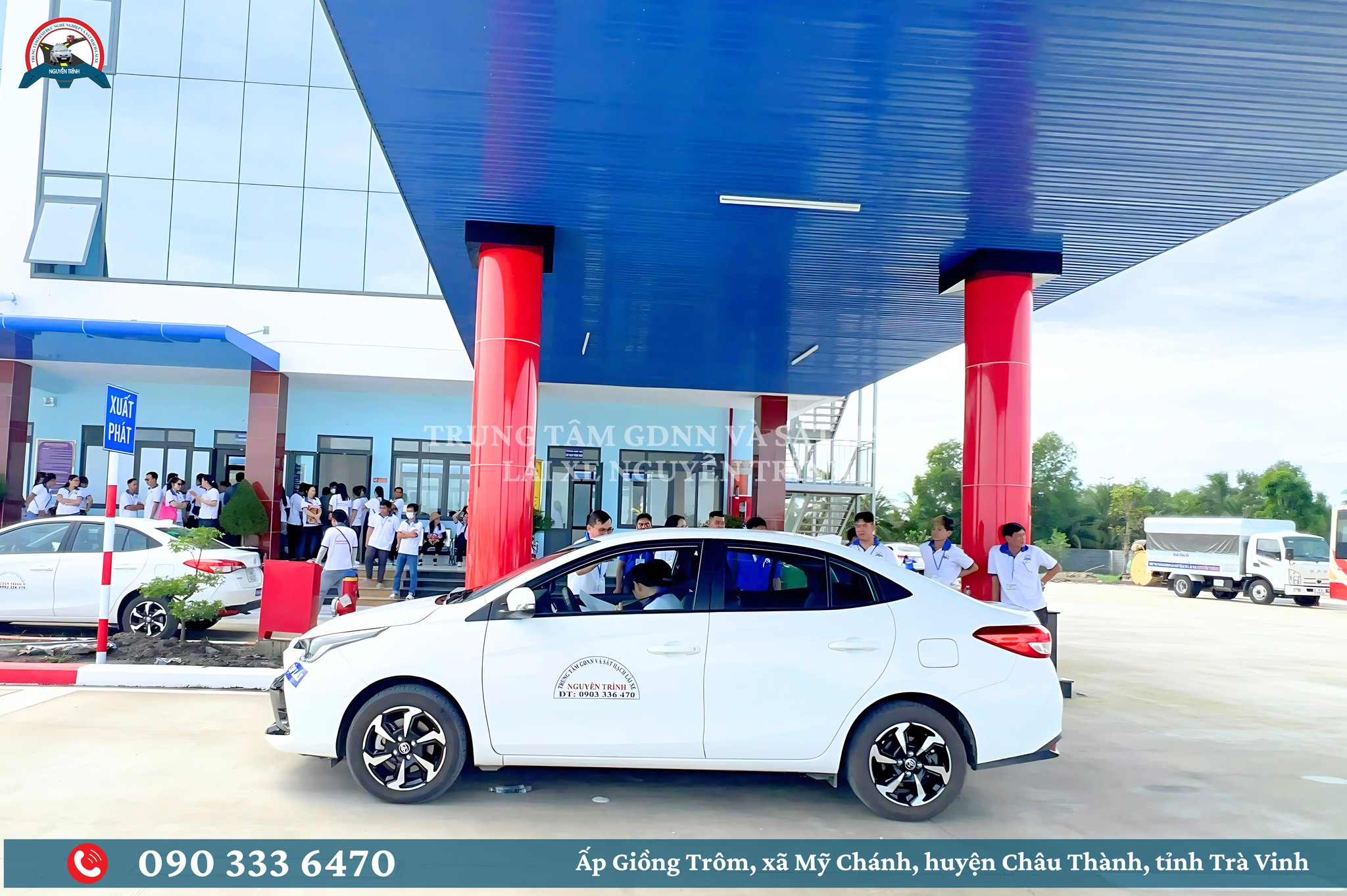 HƠN 100 HỌC VIÊN HẠNG B KHÓA K01.2025 CỦA TRUNG TÂM GDNN & SHLX NGUYỄN TRÌNH THAM GIA KỲ KIỂM TRA CẤP GIẤY XÁC NHẬN HOÀN THÀNH KHOÁ ĐÀO TẠO LÁI XE Ô TÔ