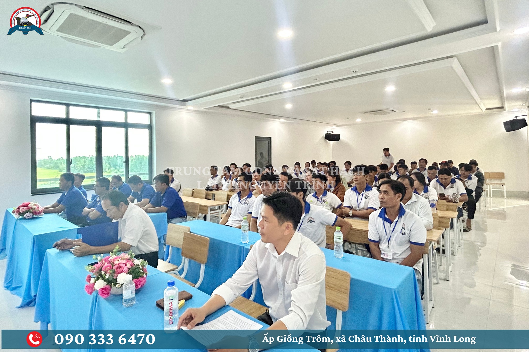 CÁC HỌC VIÊN KHOÁ C1.K1.2025 CỦA TRUNG TÂM GDNN & SHLX NGUYỄN TRÌNH THAM GIA KỲ KIỂM TRA CẤP GIẤY XÁC NHẬN HOÀN THÀNH KHOÁ ĐÀO TẠO LÁI XE Ô TÔ