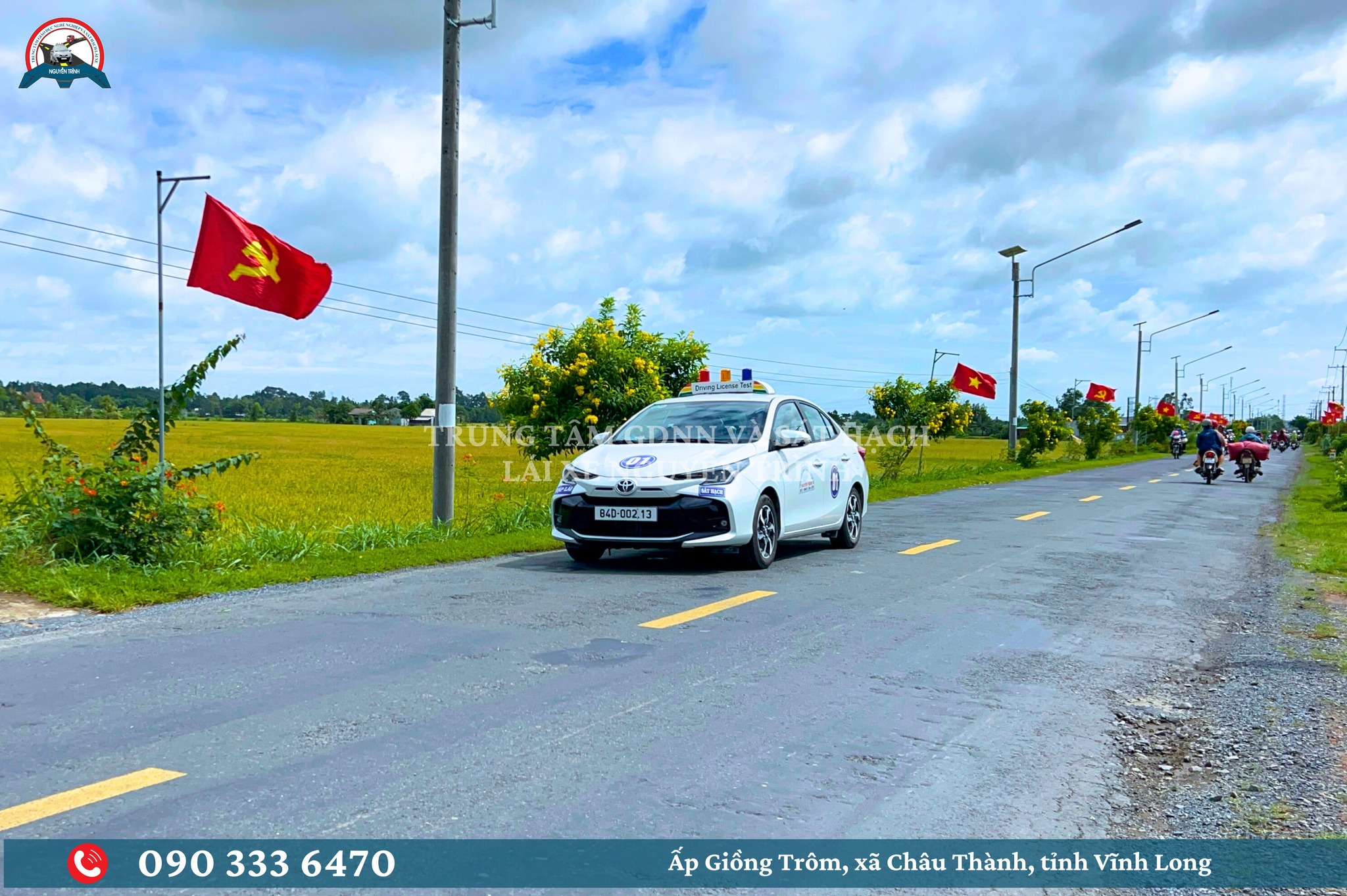 Kỳ sát hạch hạng B đầu tiên của các học viên đăng ký học trực tiếp tại Nguyễn Trình