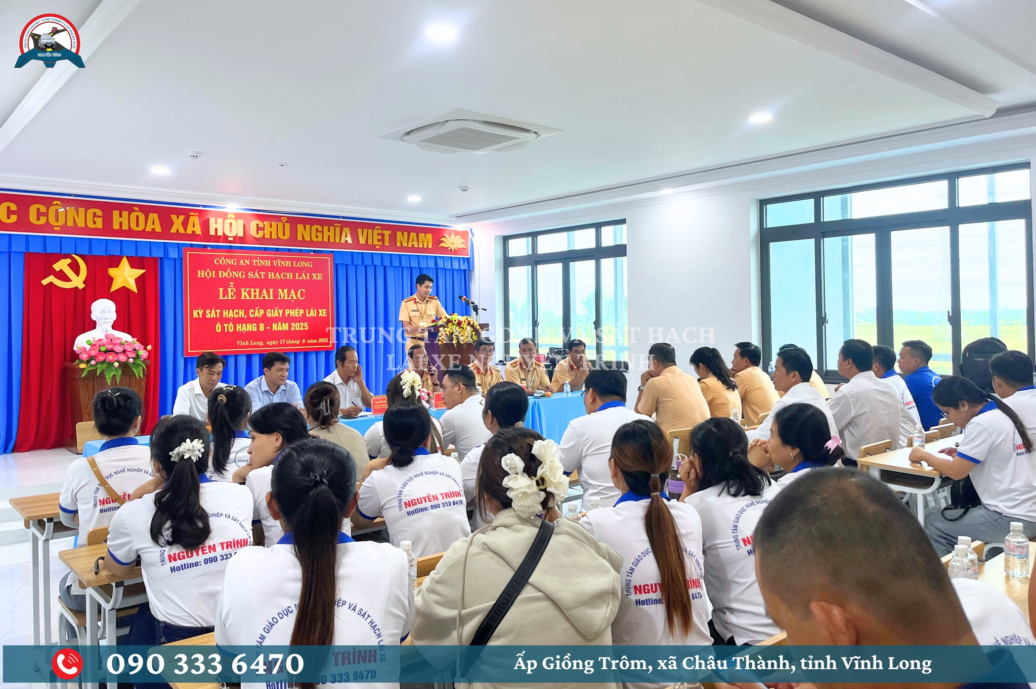 Kỳ sát hạch hạng B đầu tiên của các học viên đăng ký học trực tiếp tại Nguyễn Trình