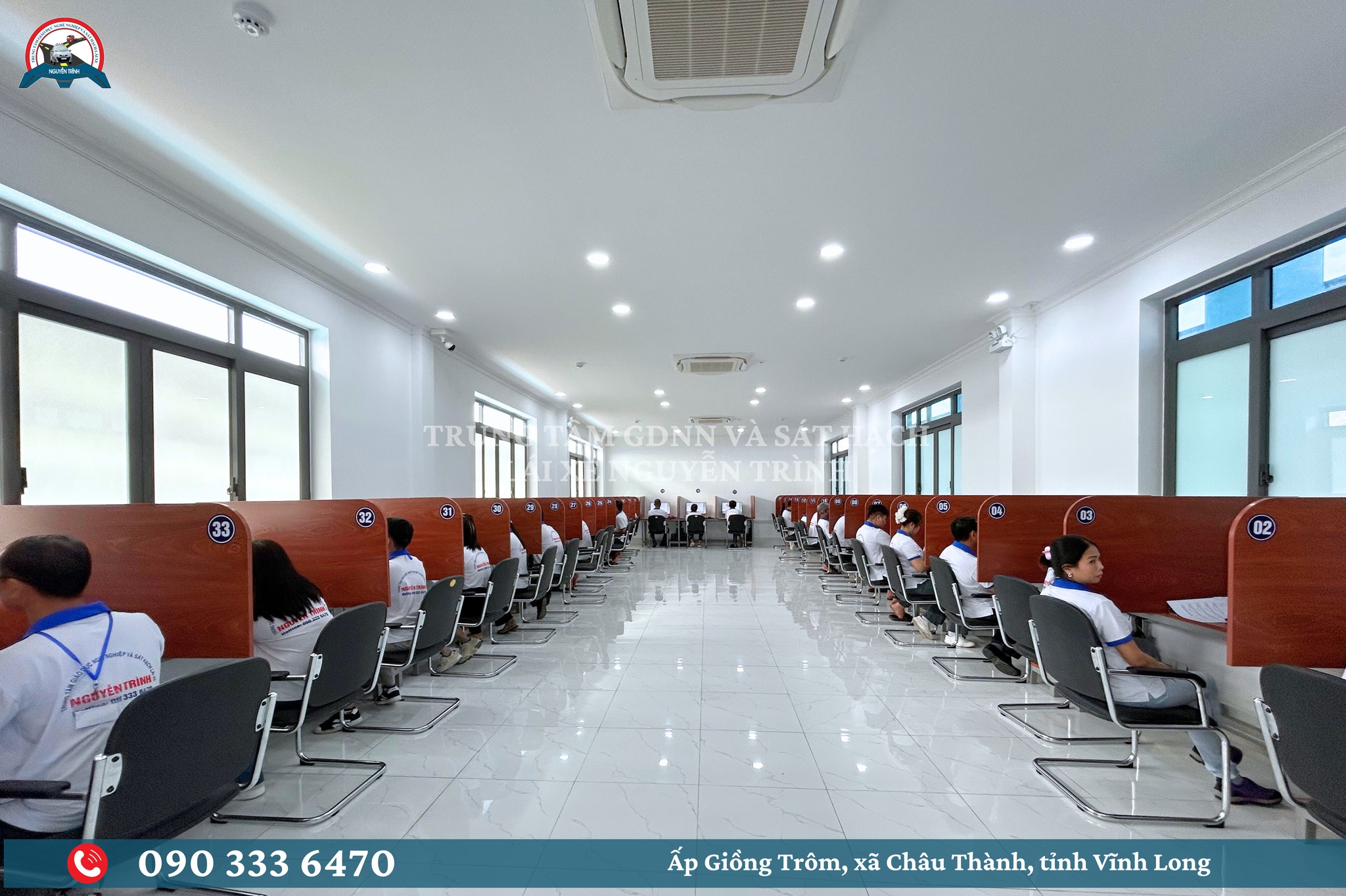 Kỳ sát hạch hạng B đầu tiên của các học viên đăng ký học trực tiếp tại Nguyễn Trình